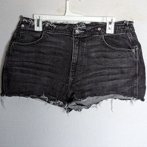 *FREE w/ Bundle* Arizona Jean Co. Womens Distressed Denim Shorts - size 14W